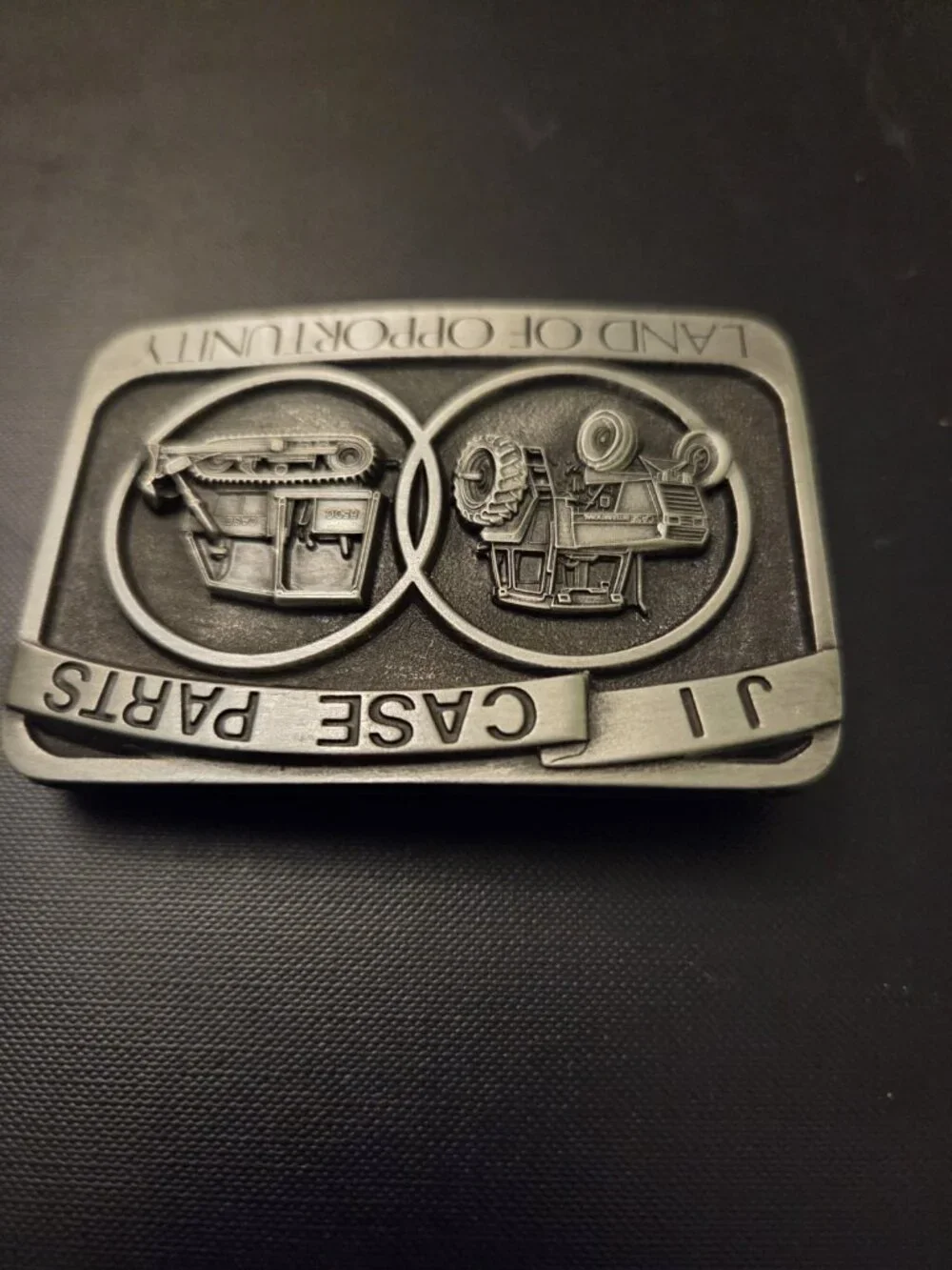 Vintage New Pewter JI Case Parts Land Of Opportunity Trade Fair 1986‎